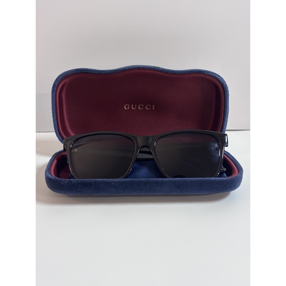 GUCCI MEN Sunglasses GG0746S 001 Gloss black; Lightly Worn - Picture 4 of 5